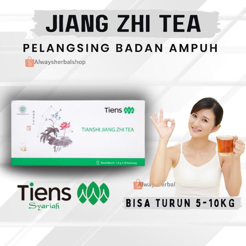 JIANG ZHI TEA TIENS / PELANSING BADAN / READY FULL STOCK / MENURUNKAN BERAT BADAN