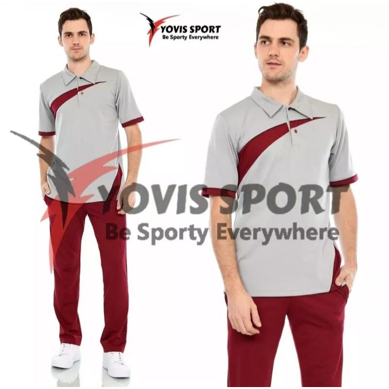 Setelan Wangky Pria lengan pendek yovis sport