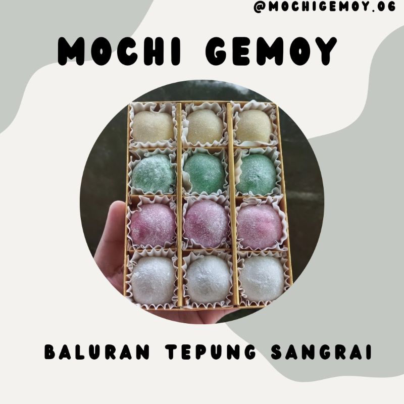 

[TEPUNG SANGRAI] - MOCHI ISI 12 PCS - KUE MOCHI HAMPERS / KUE MOCI MALANG / KUE MOCHI OLEH OLEH MALANG [MADE BY ORDER] MOCHI GEMOY READY