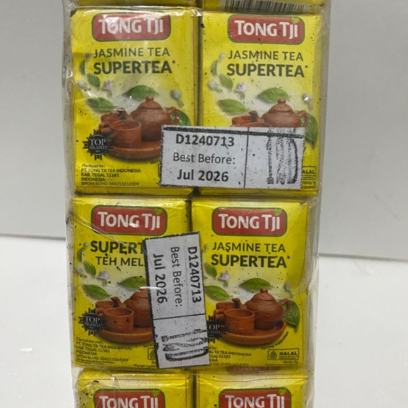 

Tong tji super jasmine 9gr x 50 pcs 1 slop kuning