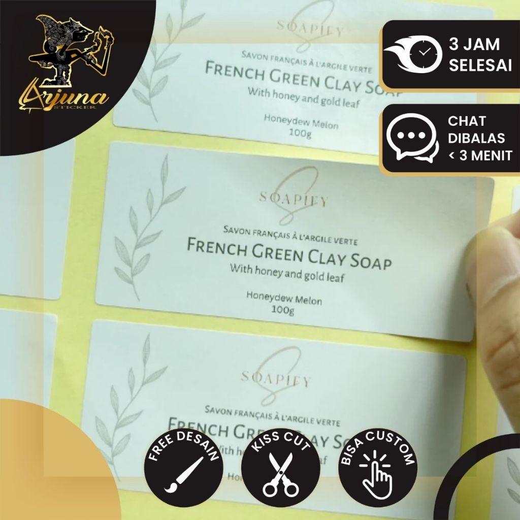 

SPC 6 8-15 Cetak Stiker Custom Logo Sticker Custom Label Olshop