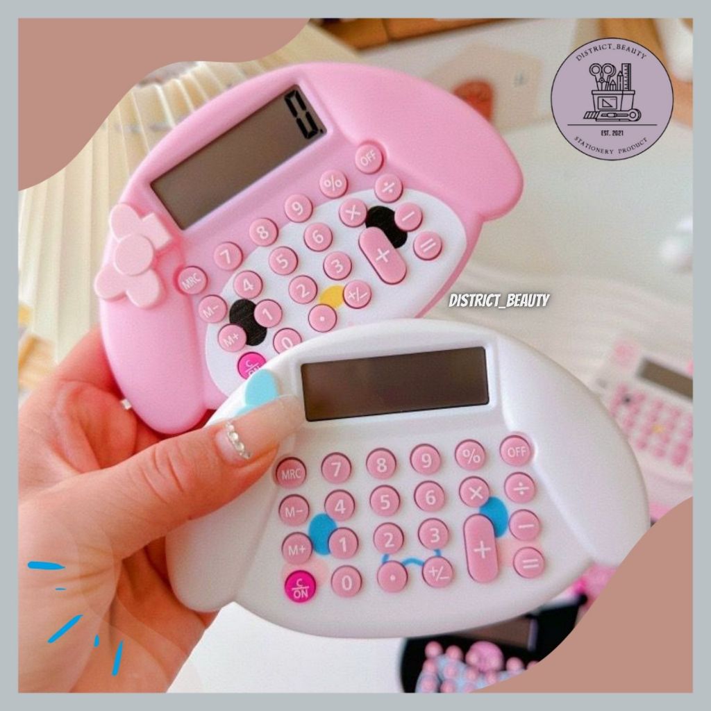 

KALKULATOR SANRIO 8 DIGIT CALCULATOR MOTIF KUROMI CINNAMOROL KALKULATOR PORTABLE LUCU TERMURAH