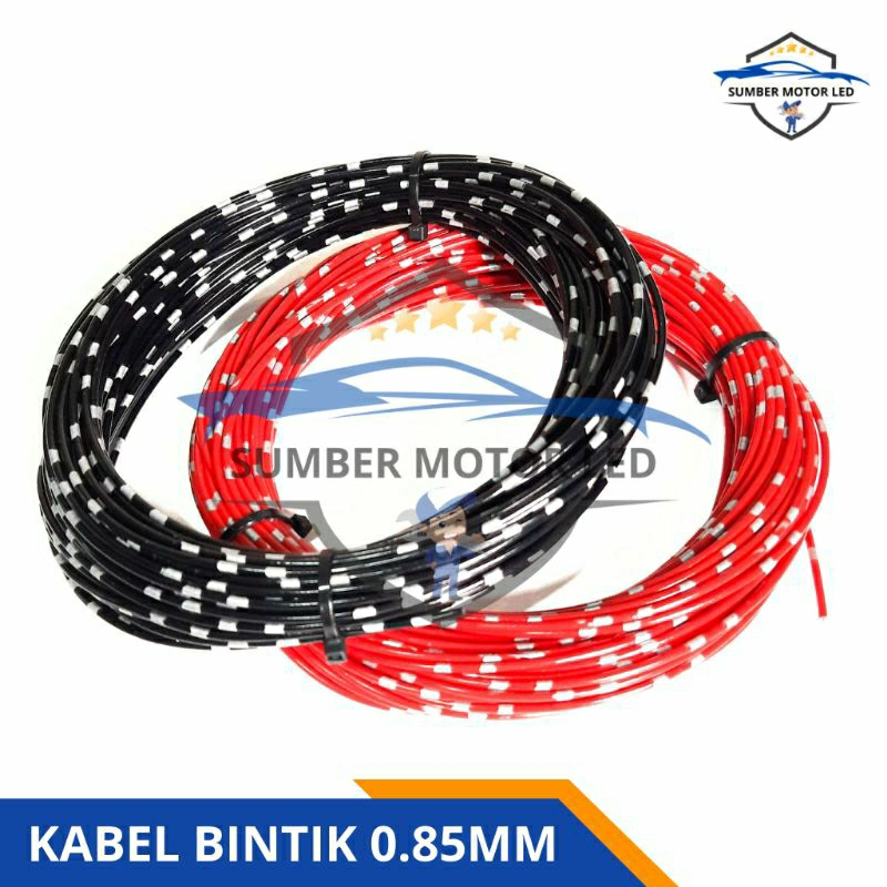 Kabel Bintik AVS 0.85mm Kabel Otomotif Kabel Bodi Motor Mobil Serabut Per Meter