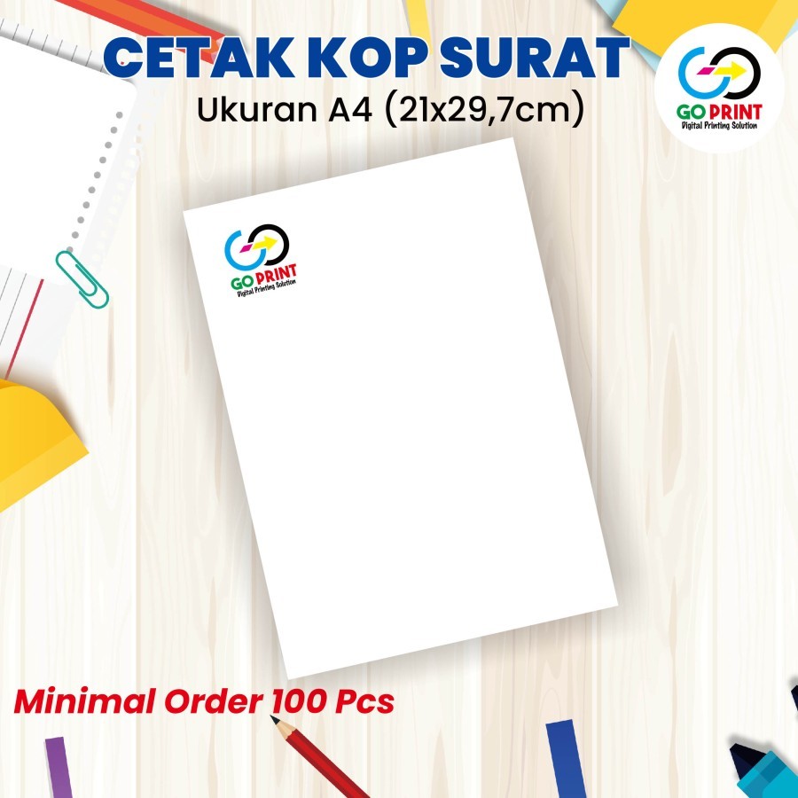 

Cetak Kop Surat F4 A4 Full Color