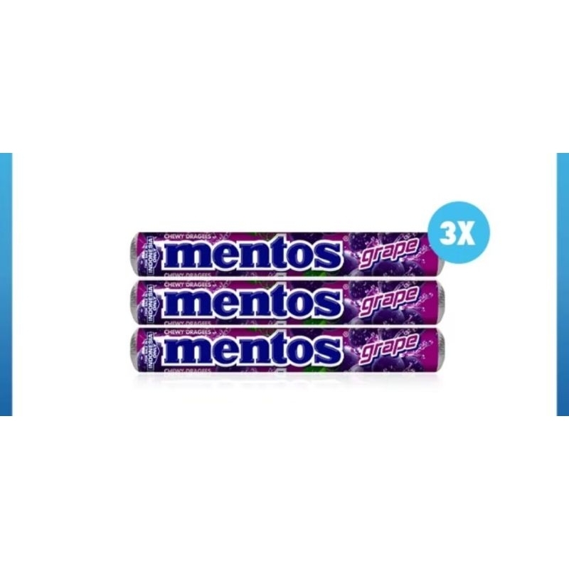 

mentos chewy roll rasa anggur(3pcs)