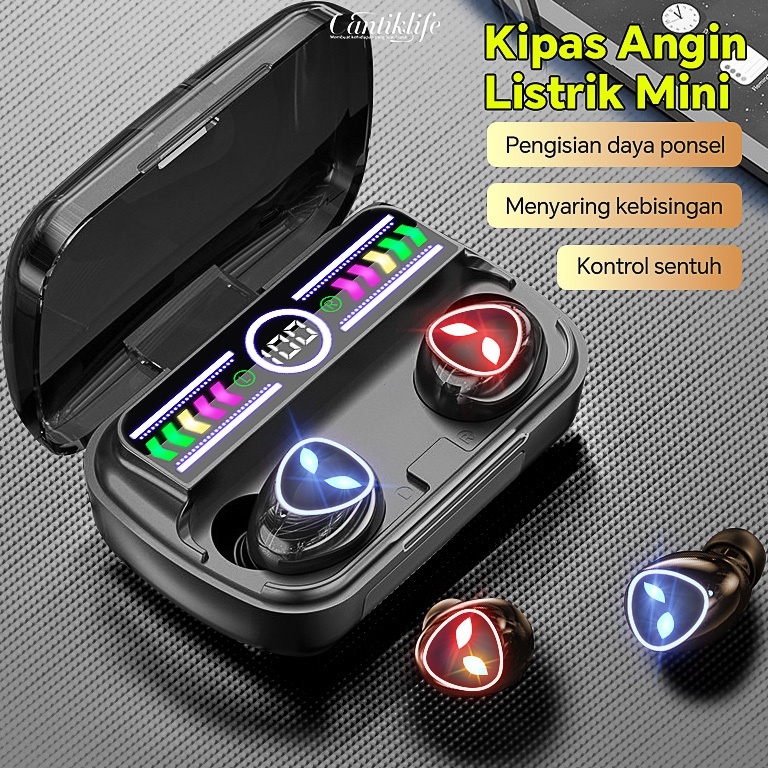 Paling Dicari 224 NEW TWS M2proM1F9M28M9M19X15 Headset Bluetooth Earphone Powerbank 38mAh powerbank 