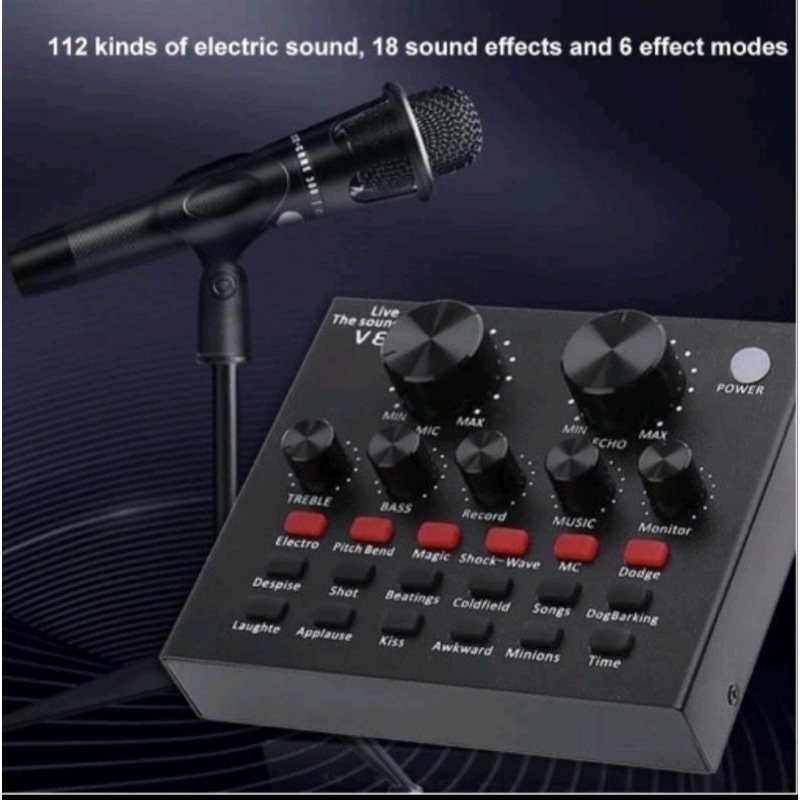 Mixer Soundcard V8