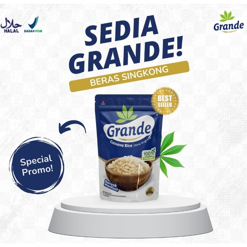 

Beras Singkong Grande 100 gram