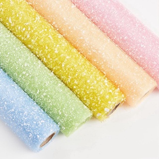 

[1ROLL/3.6METER] Snowy flower bouquet wrapping mesh roll / kertas buket bunga salju roll / roll salju / polyester / jaring snowy