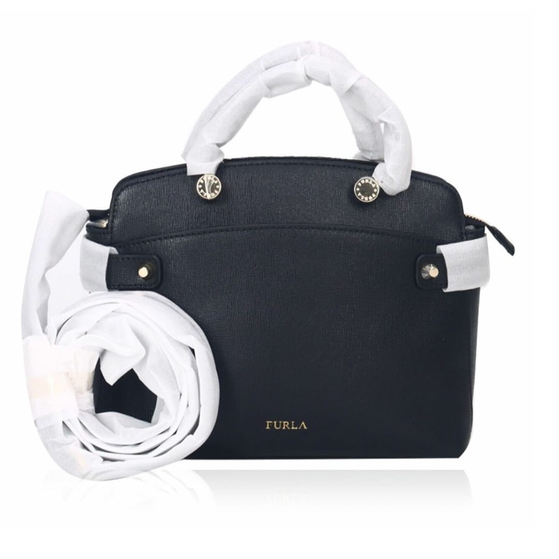 Furla Agatha small satchel onyx black Authentic/slingbag/handlebag/shoulderbag(nego)
