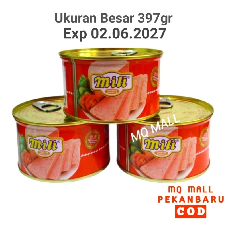 

Mili NgoCamBak - Pork Luncheon Meat - 397gr [NON HALAL]