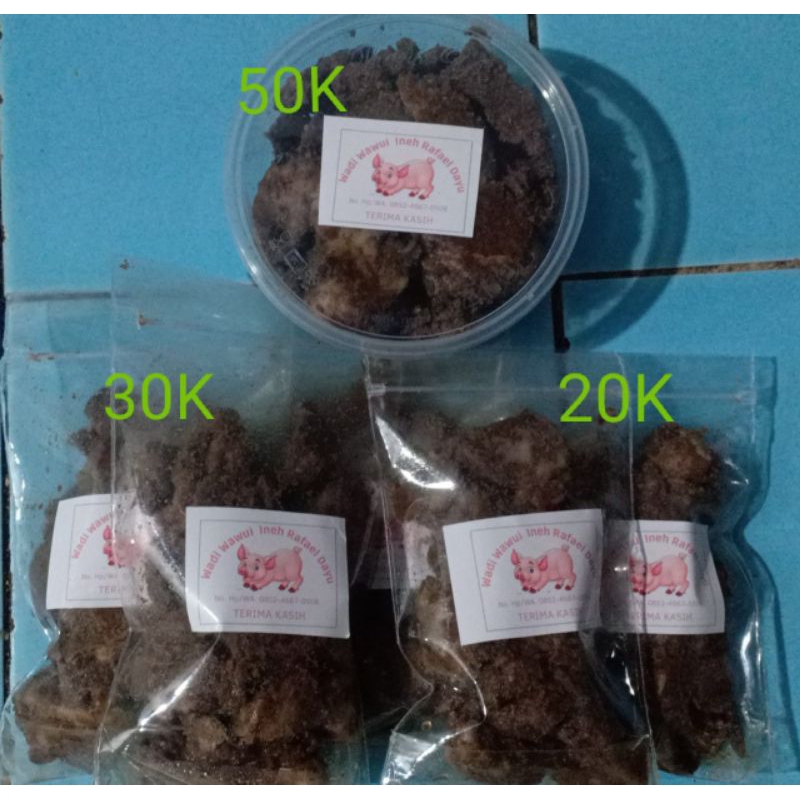 

Wadi Wawui 120gr makanan khas Dayak (non halal)