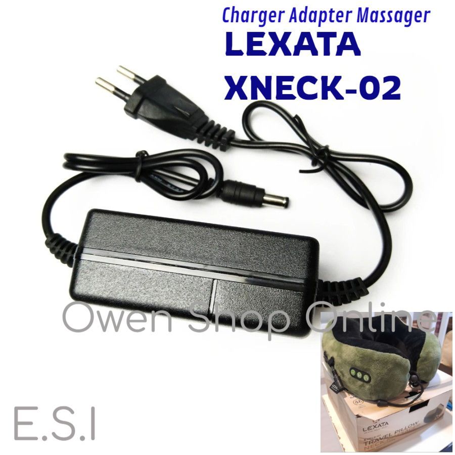 Adaptor Charger Lexata XNECK-02 Travel Pillow Neck Massager Adapter FE-4121