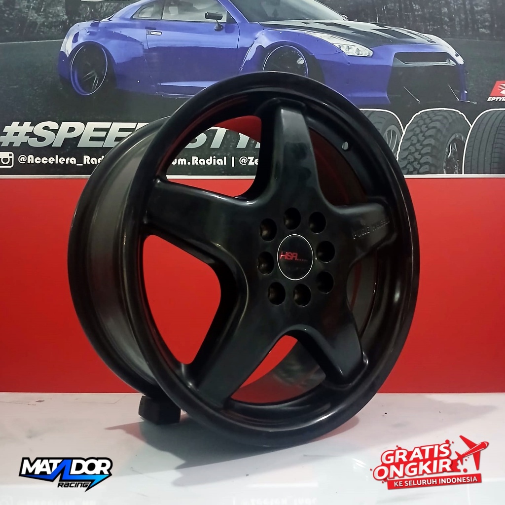 Velg Mobil Bintang HSR Ring 17 Rekomendasi Avanza, Yaris, Jazz, Ignis