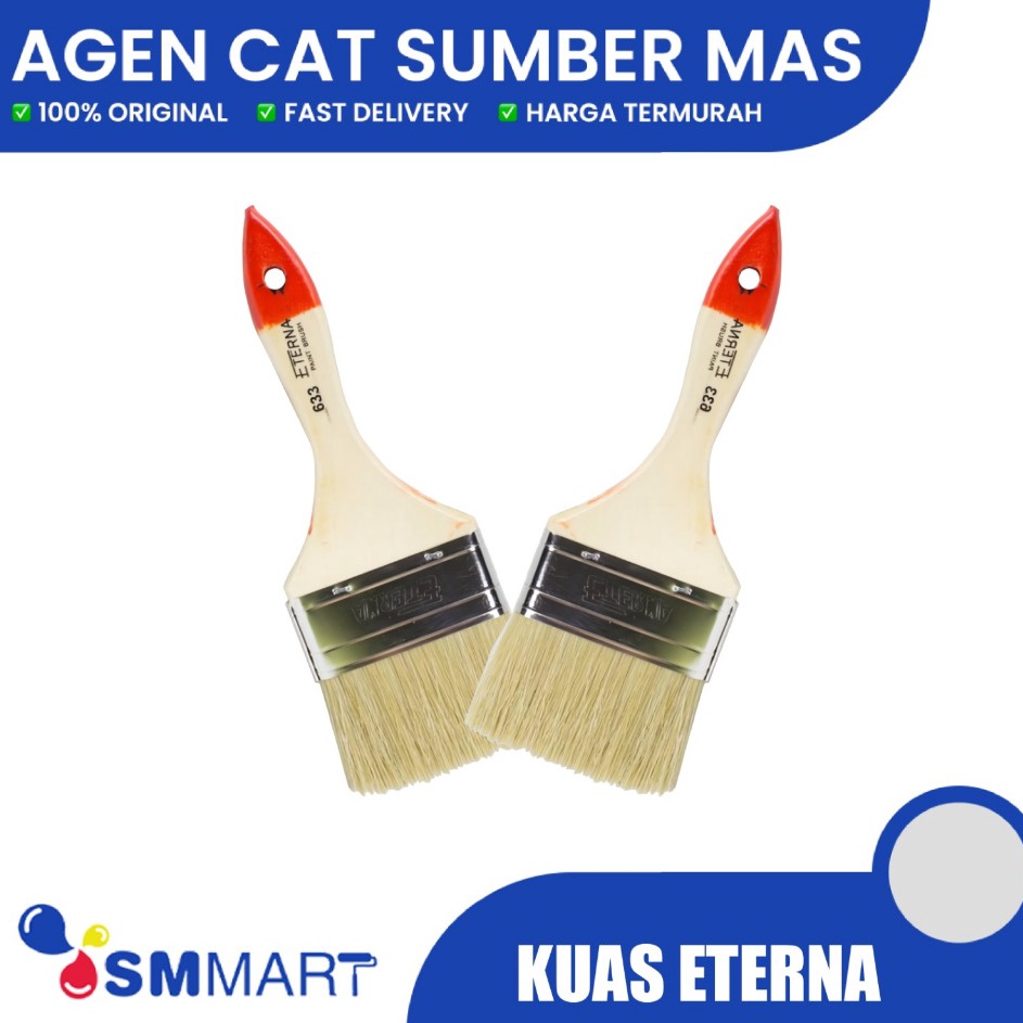 

NEW PROMO KUAS CAT EURO 4 KUAS CAT EURO INCH DAN 4INCH EURO PAINT BRUSH 4