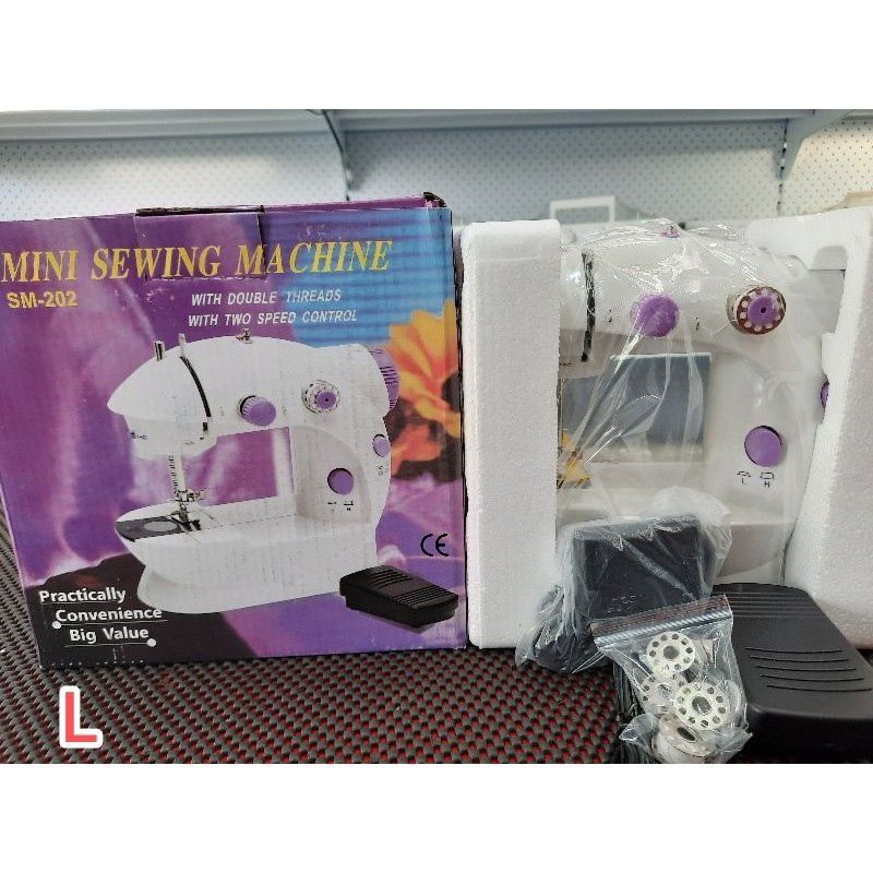 mesin jahit mini portable paket lengkap