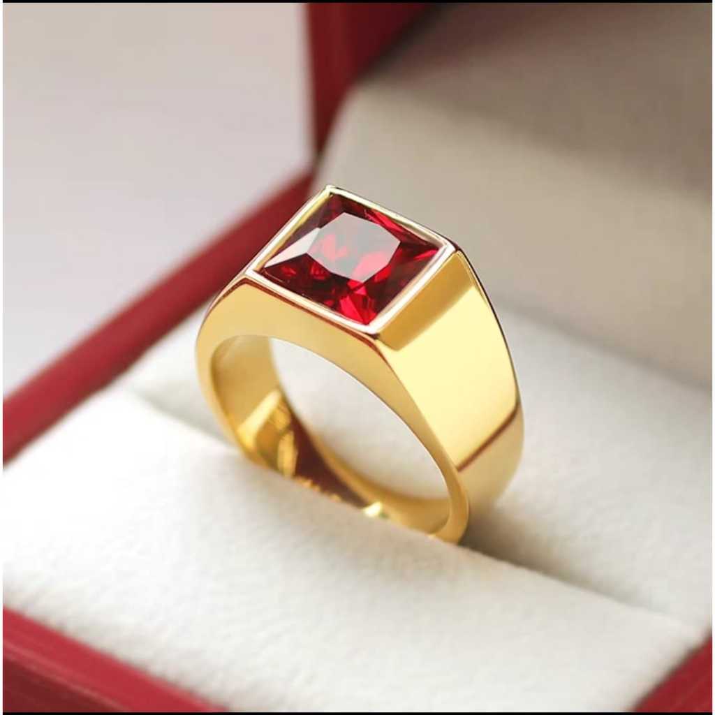 Aksesoris Cincin Titanium Pria Mewah Dan Elegan
