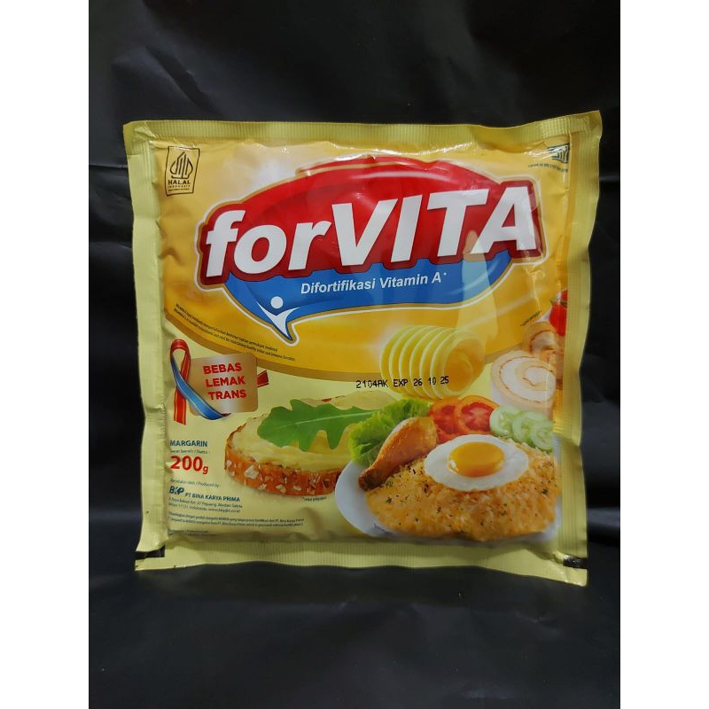 

Forvita Margarine 200 gr/Mentega sachet