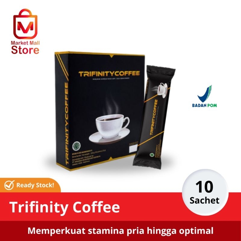 

Kopi Trifinity Coffee Kuat Ginseng Herbal Penambah Stamina Pria Dewasa - 1 Box Isi 10 Sachet