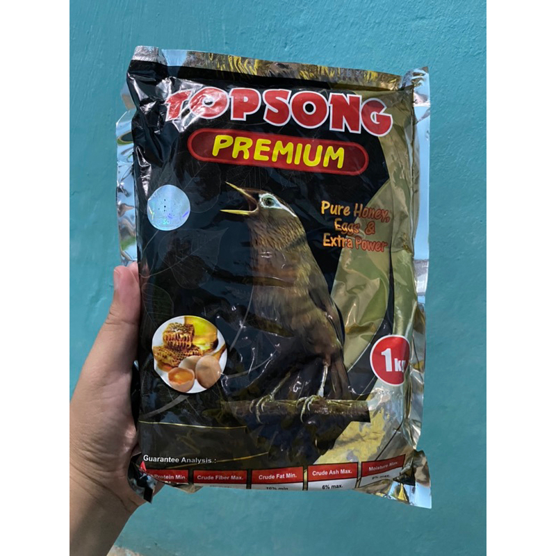 topsong premium pakan voer burung murai hwamei