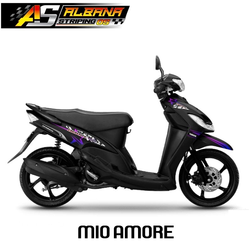 STRIPING TRANSPARAN YAMAHA MIO SPORTY /MIO LAMA/MIO AMORE TRANSPARAN
