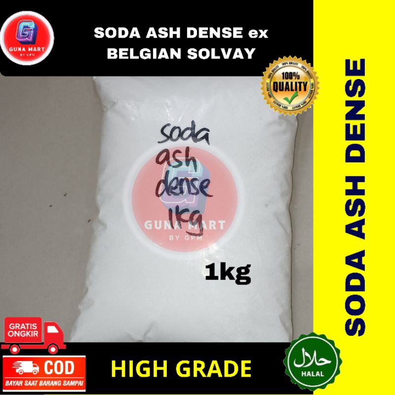 

soda Ash dash 1kg/ abu soda / natrium karbonat