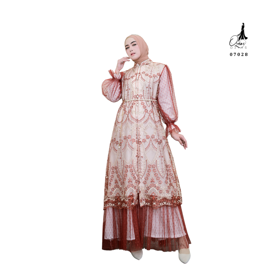 Ozias - Gamis Tile 07028 LD 105 I Gamis Lepas Pasang I Gamis Modis