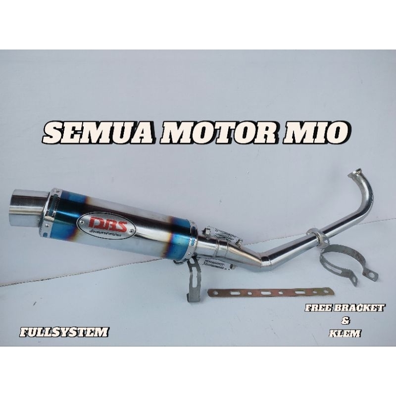 knalpot racing DBS mio all series.mio sporty&smile/mio soul karbu,mio soul gt,mio soul gt 115&125,mi