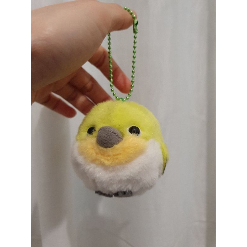 Amuse Keychain Burung Bulat Hijau