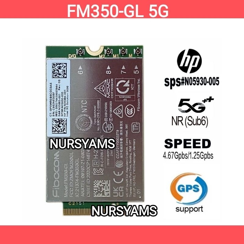 Fibocom FM350-GL 5G WWAN CARD MODUL MODEM RAKITAN