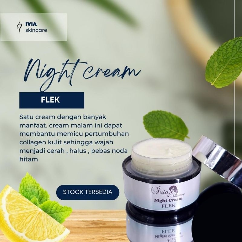 Night cream ivia skincare