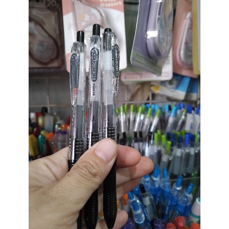 

Pulpen Zebra Kokoro 0.5 Gel Hitam Ori