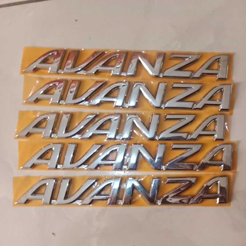 emblem logo tulisan avanza lama VVT-i 2005 sampai 2010 original