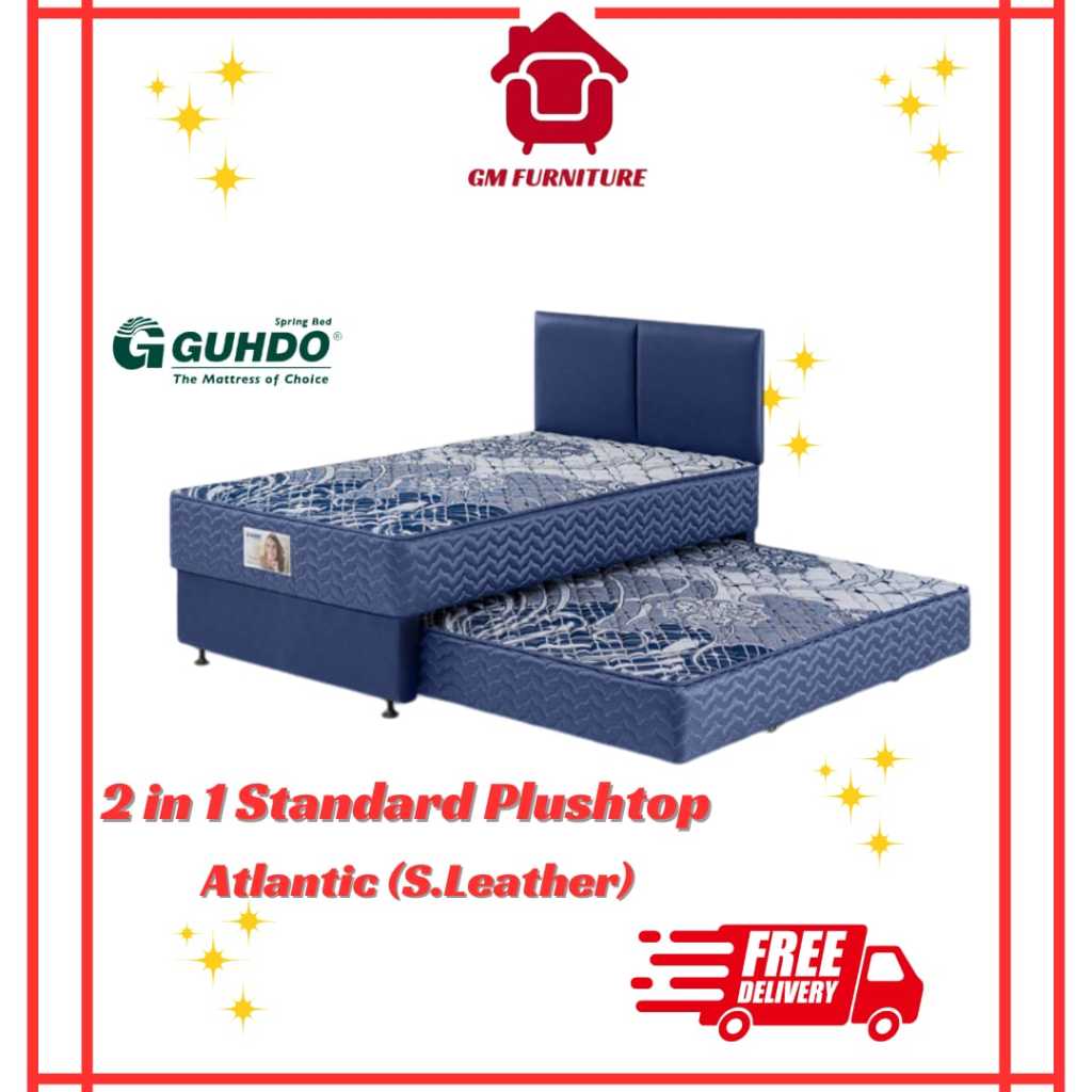 Guhdo Spring Bed 2in1 PlushTop Standard - Atlantic
