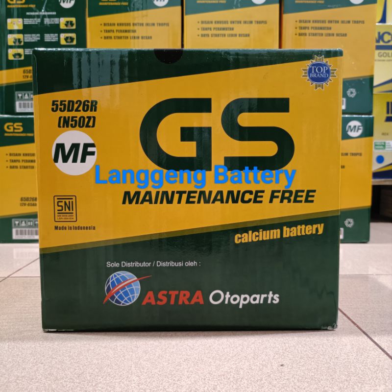 Aki Mobil Kijang LGX, Kijang Krista, Kijang Kapsul GS Astra MF N50Z Aki Kering