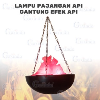 LAMPU PAJANGAN API GANTUNG EFEK API L9350 LAMPU HIAS DEKORASI RUANGAN MODEL API