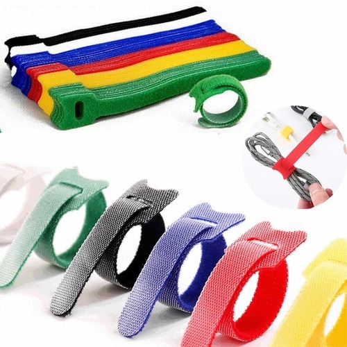 HANS  2 SISI VELCRO Perekat MULTI FUNGSI Semua Kabel UK 12CM KAIN TIP Management HOOK And LOOP Bahan