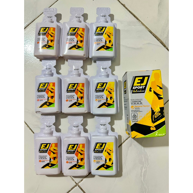 

EJ Sport gel dapat 9 tube borongan