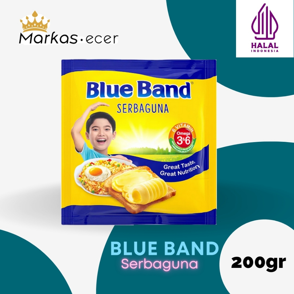 

Blue Band Serbaguna 200gr Margarine Sachet ASLI