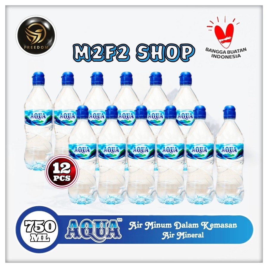 

Air Mineral Aqua Click n Go Botol Pet - 750 ml (Kemasan 12 Pcs)