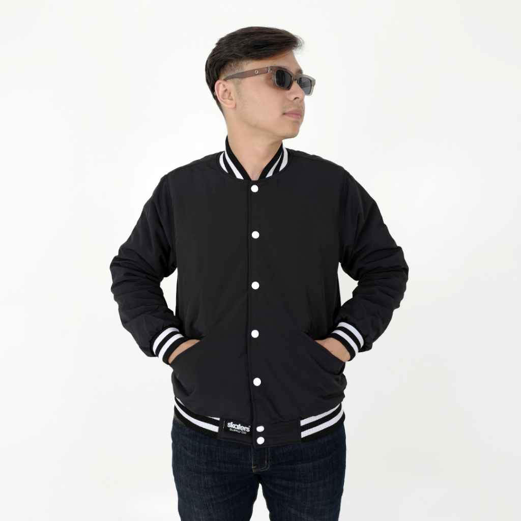 Skaters Varsity Jacket Atlas TD017 Black