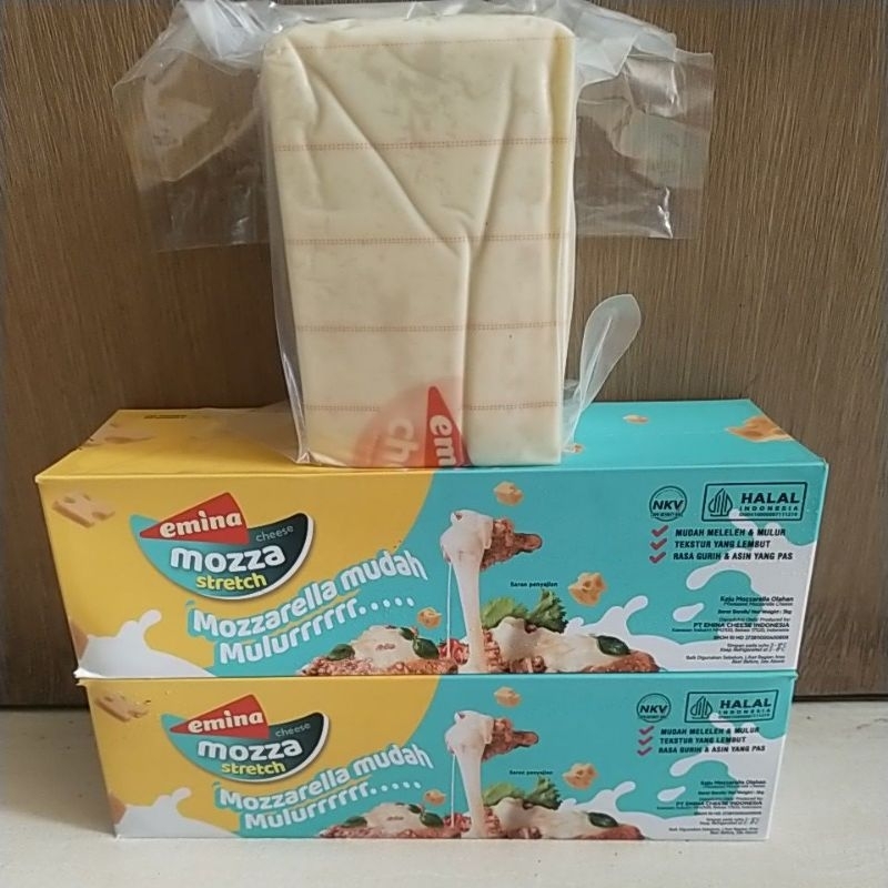 

Keju Mozarella Mozarela Emina 1kg