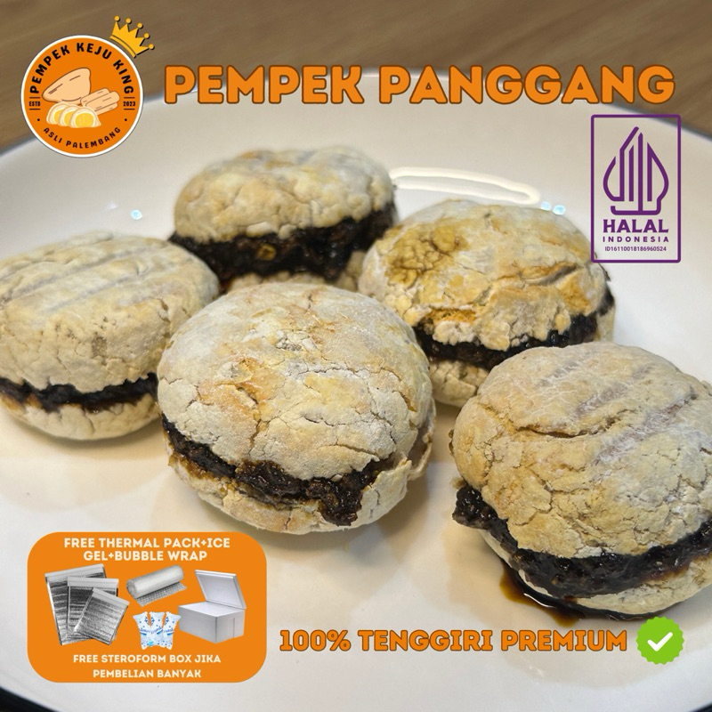 

[Halal/Ready] Pempek Panggang/Tunu dengan isian ebi cabai asli Palembang ikan tenggiri