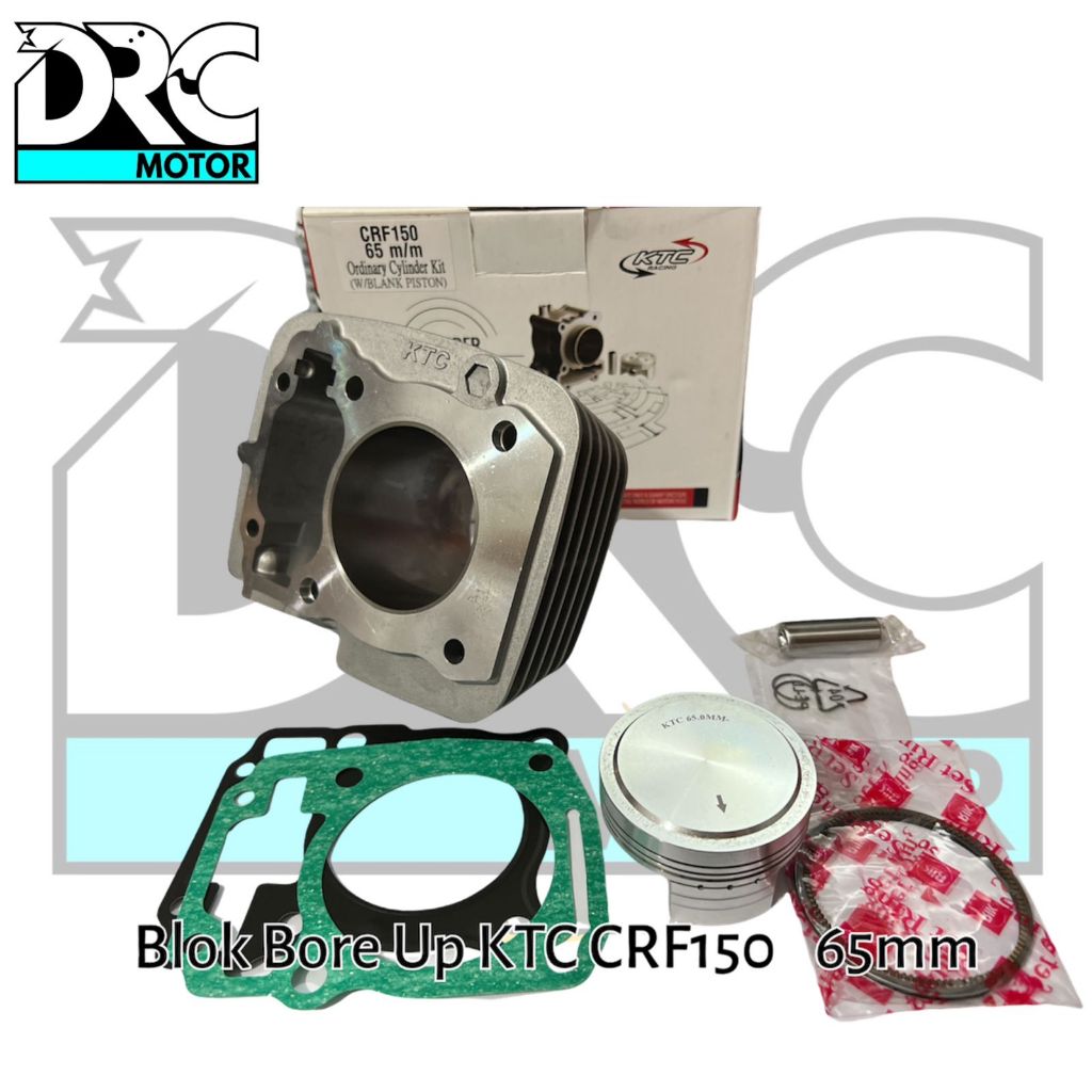 BLOK BORE UP CRF 150 L KTC 65MM ORIGINAL - KYTACO KYTA KITACO PAKET BLOCK CYLINDER BOREUP PISTON