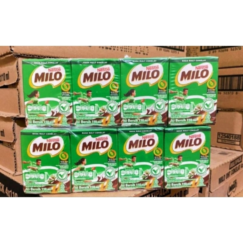 

Nestle Milo Uht 4x110ml Multipack (isi 4pcs ya per pack)