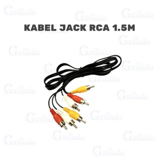 KABEL 3 RCA TO 3 RCA AV VIDEO MODEL K2035 KABEL DVD TV KABEL JEK