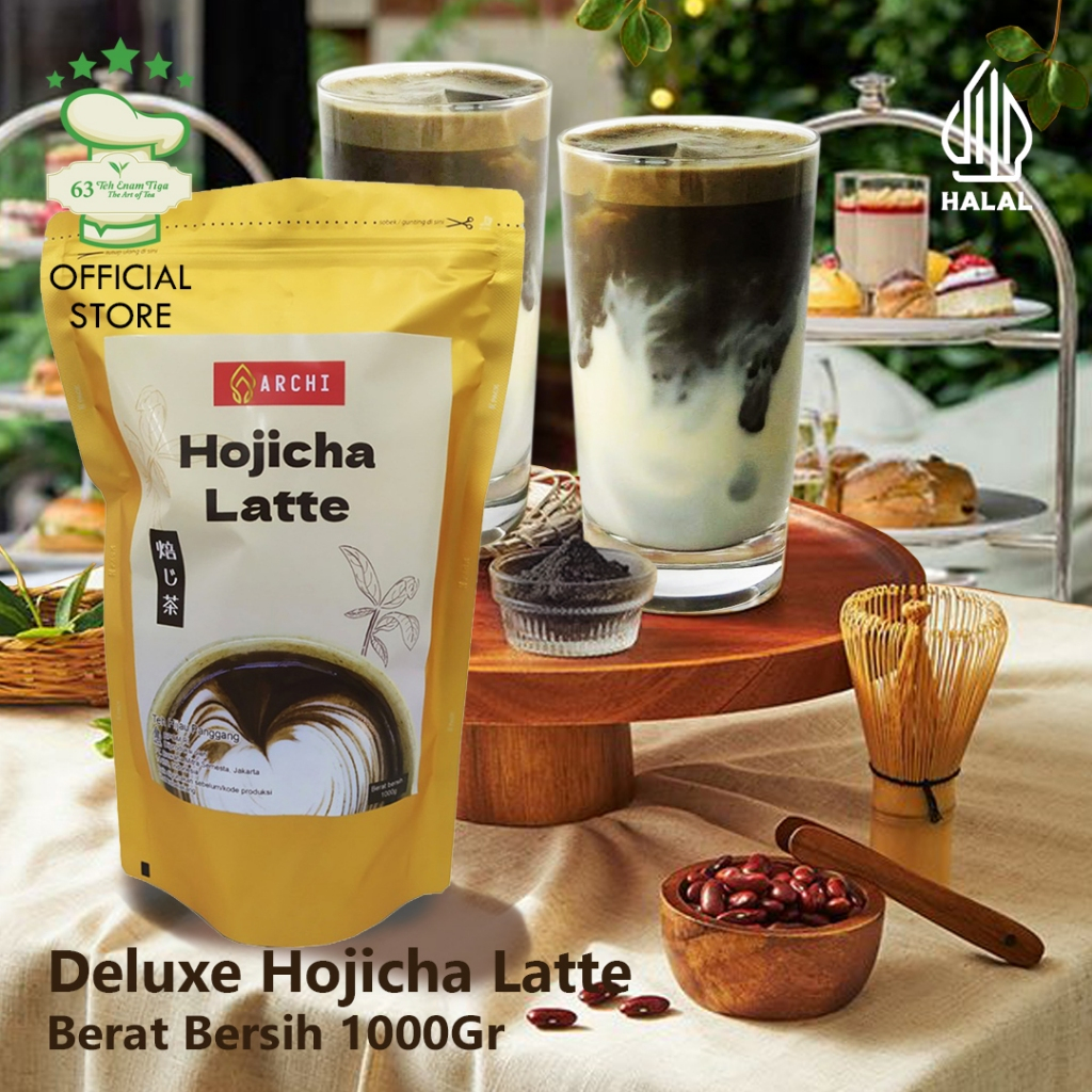 

Teh 63 - ARCHI Deluxe Hojicha Latte 1000gr 1kg- Food Service