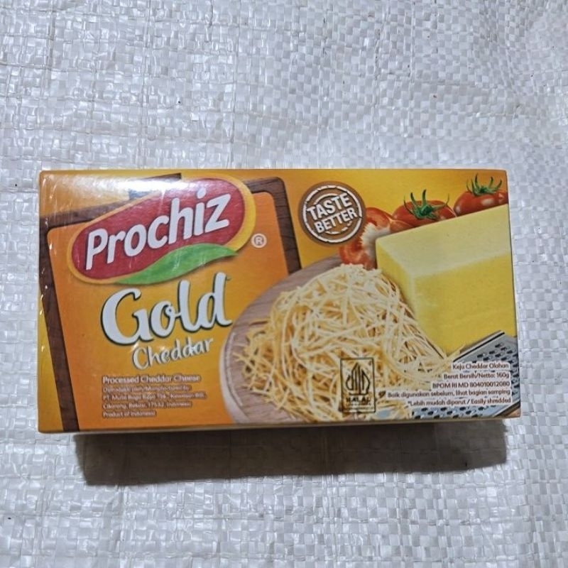 

Keju prochiz gold cheddar 160g