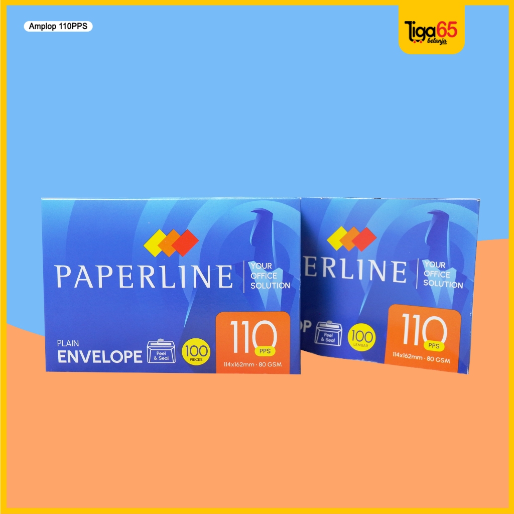 

Amplop Putih Paperline 110 / Isi 100 / (114 X 162 Mm) Amplop Dl Putih Polos Paperline 110 Isi 100 80 Gsm