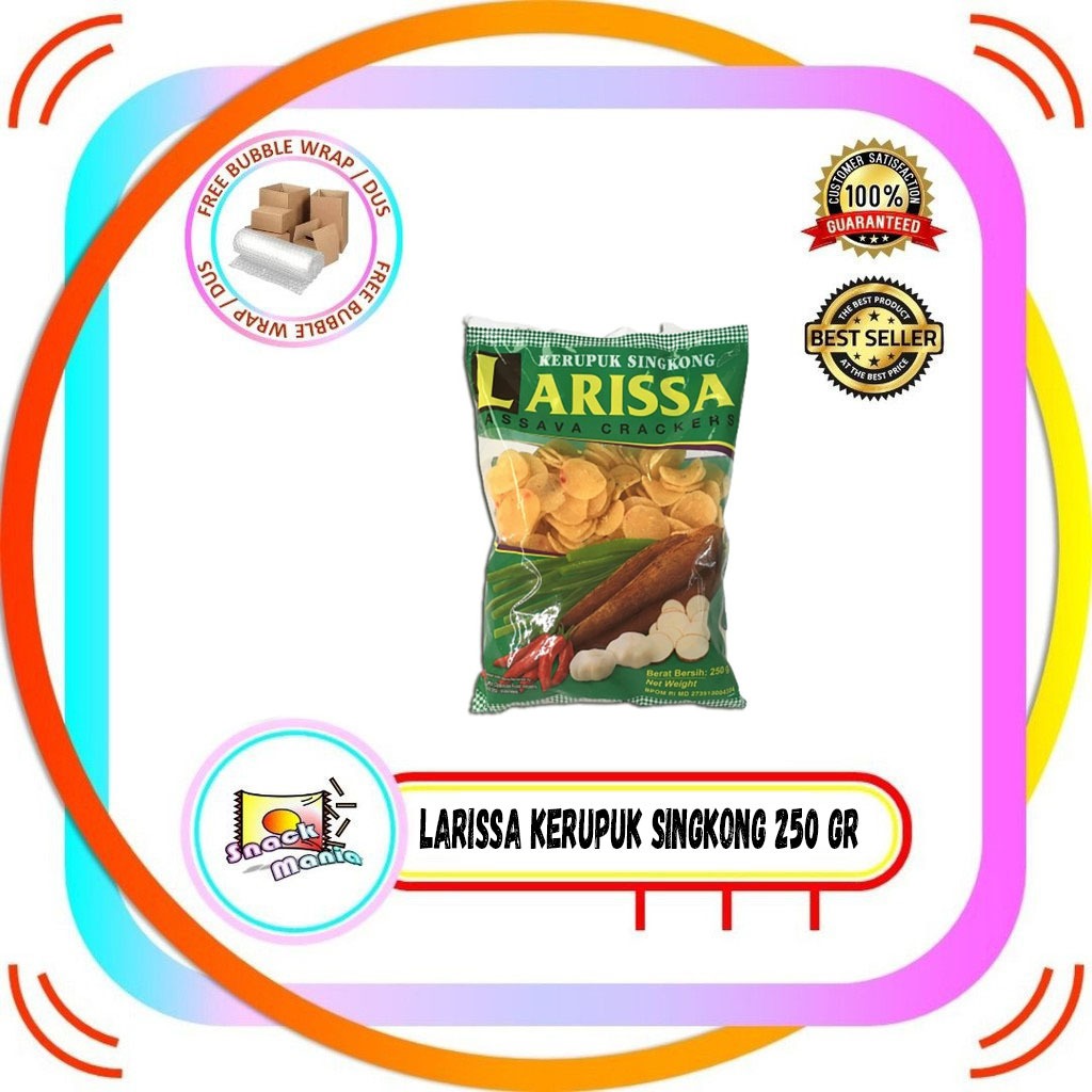 

Larissa Kerupuk Krupuk Singkong 250 gr